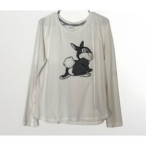 Disney Thumper Graphic‎ Long Sleeve Womens XL Bambi Cute Coquette Soft Girl